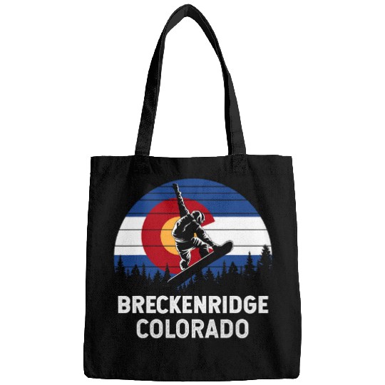 Skiing Ski Breckenridge CO Mountain Town Snowboarding Bags