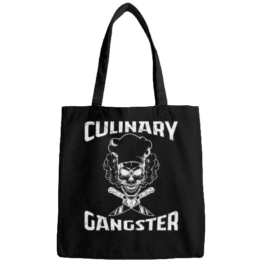 Culinary Gangster Chefs Funny Skull Cooking Bags