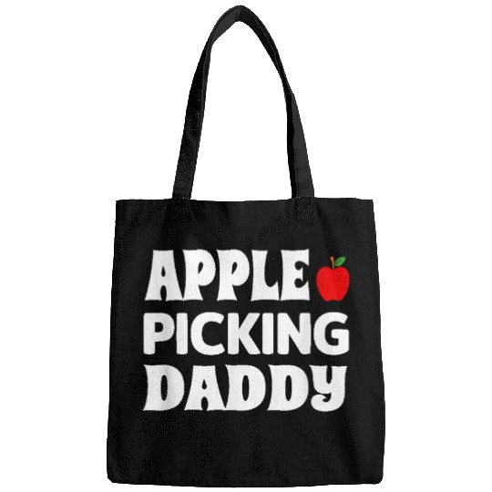 Apple Picking Daddy Apple Picker Fall Fruit Lover Bags