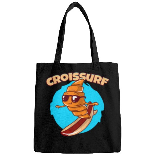 Croissurf Surfing Croissant Baker Baking Croissant Bags