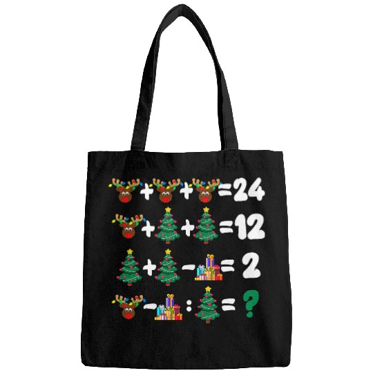 Christmas Math Teacher Funny Teaching Bags