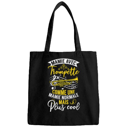 Trumpet Lover Musician Granny with Trumpet Bags