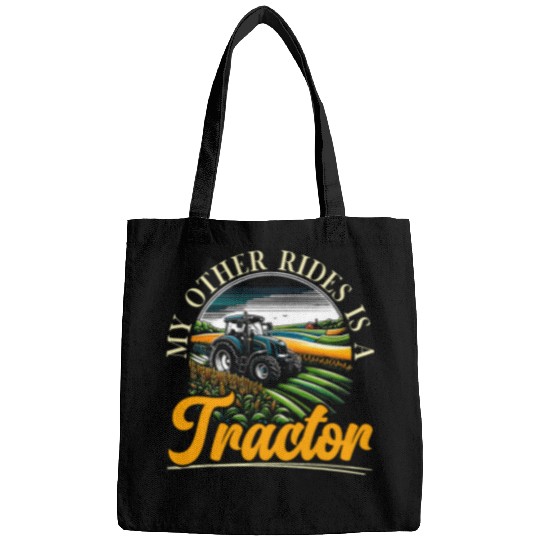 Farm Tractor Driver Harvest Farming Agriculture Farmer Bags