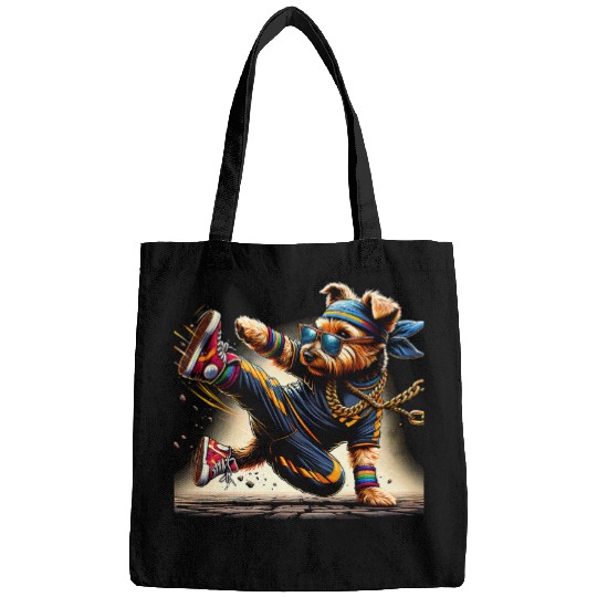 Hip Hop Norfolk Terrier Dog Dancer Bags