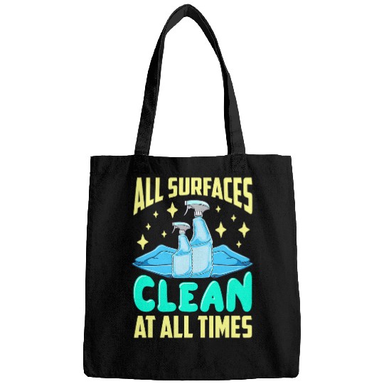 ALL SURFACES CLEAN AT ALL TIMES 2Funny Janitor Bags