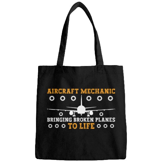 Aircraft Mechanic Bringing Broken Planes To Life Airplane Bags