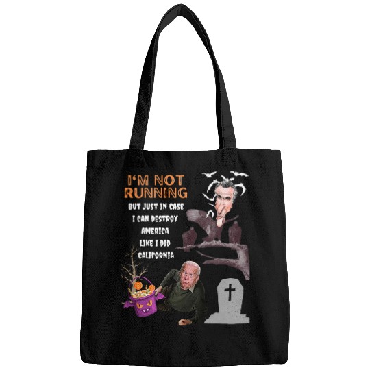 Lacrosse Gift Halloween Vulture antis Politics Newsom Women Men Design Bags