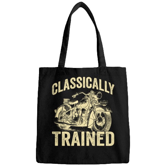 80s Classic Motorcycle For Old Racer Classically Trained Bags