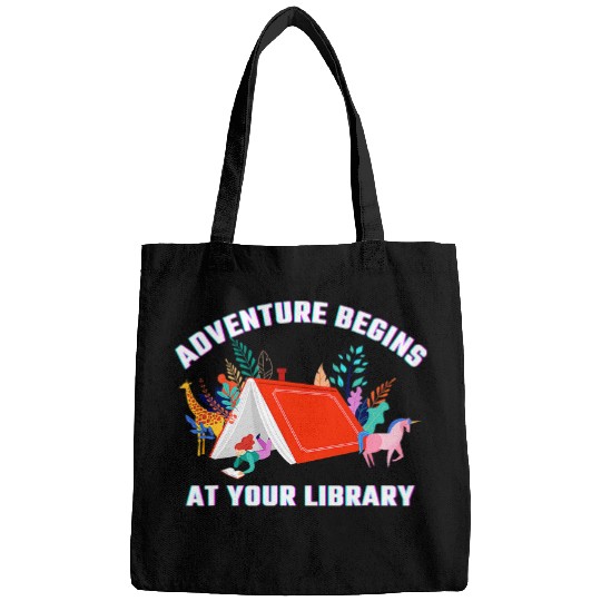 Adventure Begins At Your Library Summer Reading 2024 Funny Bags