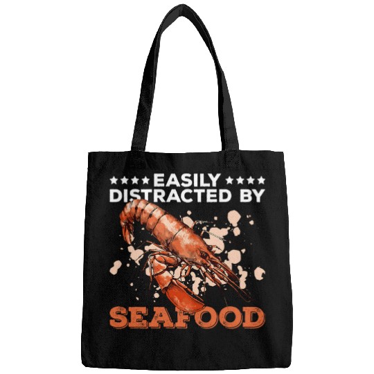 Distracted by Seafood Delicious Lobster Hobby Chef Bags