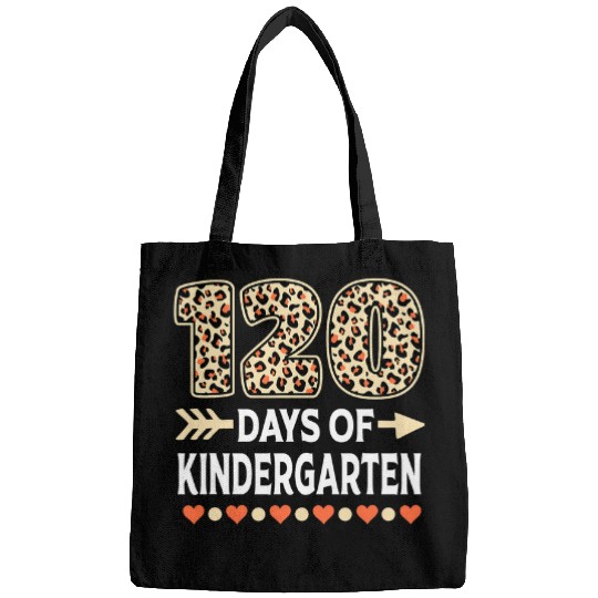 120 Days Smarter 120th Day Of School Kindergarten Leopard Bags
