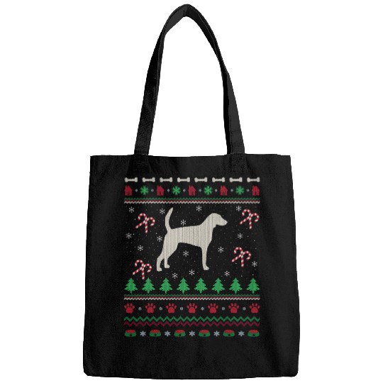 Foxhound Lover xmass Ugly American Foxhound Christmas Bags