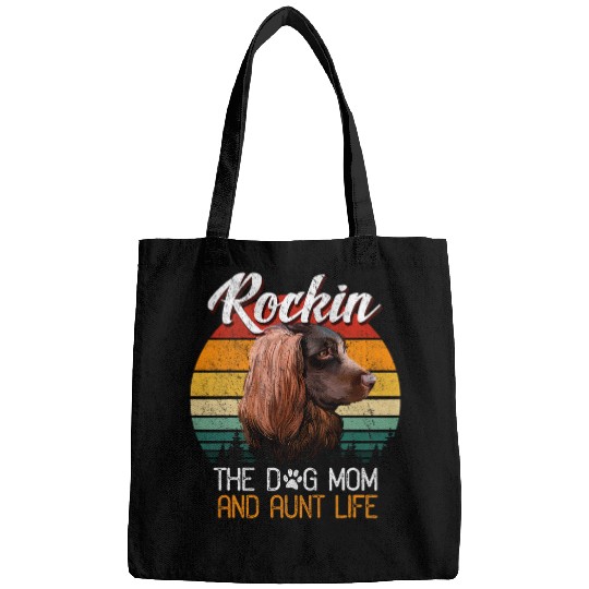 Dogs 365 Rockin The Dog Mom Aunt Life Boykin Spaniel Dog Bags
