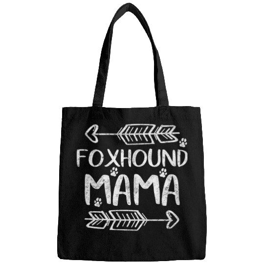 Womens Foxhound Mama American Foxhound Mom Funny Dog Mom 3 Bags