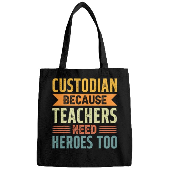Funny School Custodian Appreciation Saying 2Funny Janitor Bags