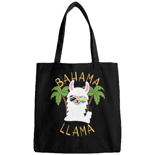 Llama Lover Bahamas Souvenir Travel Vacation Bahamian Flag Nassau 22 Bags