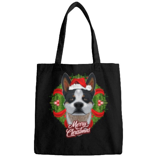 Australian Cattle Dog Lover I Christmas Blue Heeler Bags