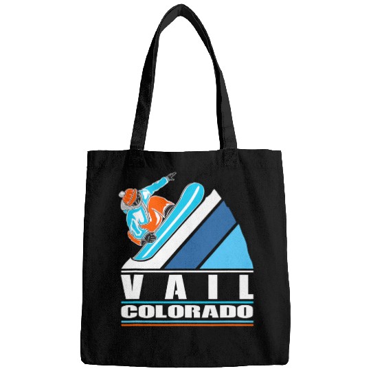 Skiing Ski Vail Colorado vintages Snowboarder Bags