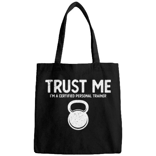 Funny Certified Personal Trainer Fitness Coach Bags