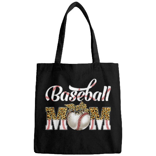 Baseball Mom Life Game Day Mama Leopard Mothers Day Bags