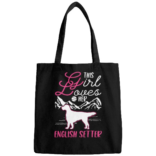 English Setter Girl Bags