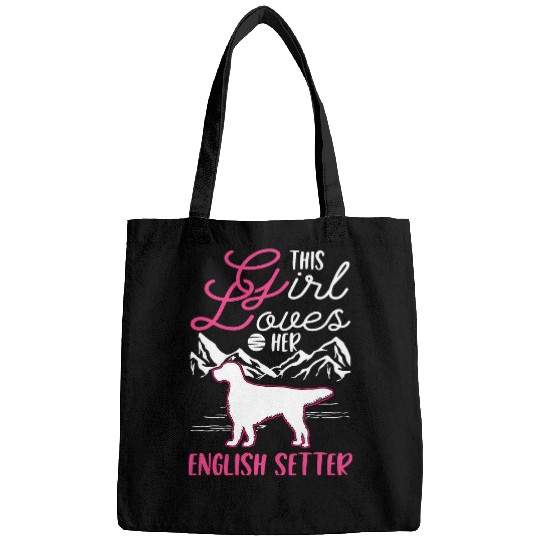 English Setter Girl Bags