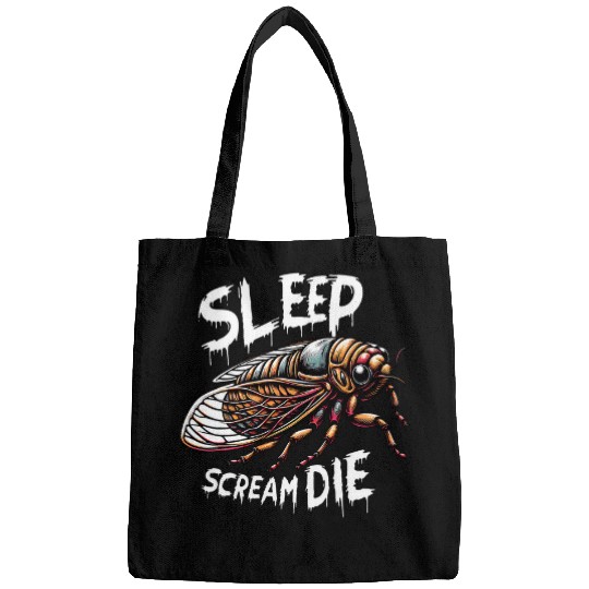Cicada Sleep Scream Die Incect Bug Lover Entomologist Kids Bags