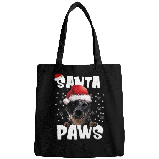 Funny Blue Heeler Christmas Lights Tree Dog Lover Xmas Bags