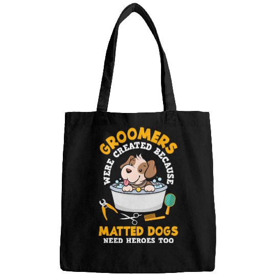 Funny Dog Grooming Dog Groomer Fur Artist Pet Stylist 1 Bags