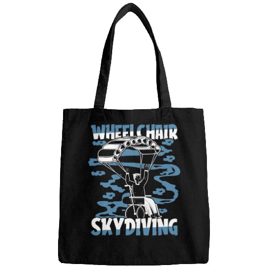 Surf Life Mens Skydiver Wheelchair Parachuting Sky Surfing Skydiving Bags