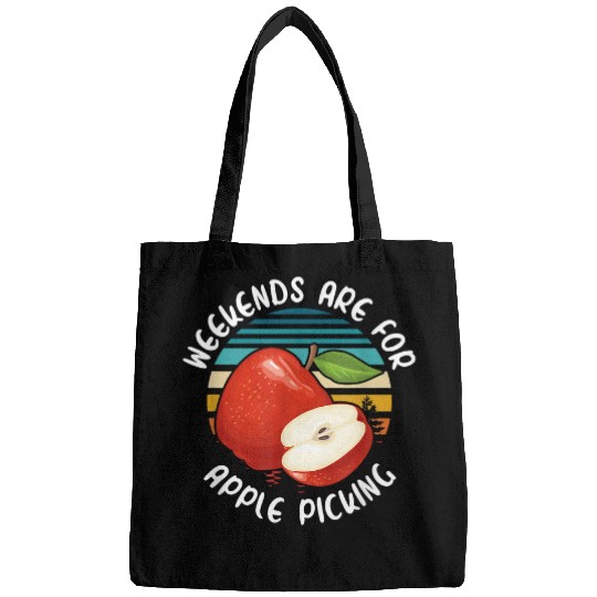 Fruit Picker Harvest Season Apple Farmer Funny Apple Picking Bags