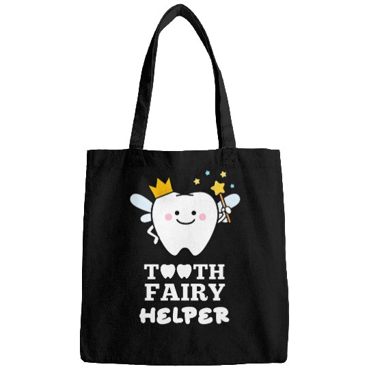 Dental Assistant dentists Teeth Official Tooth Fairy Helper Bags