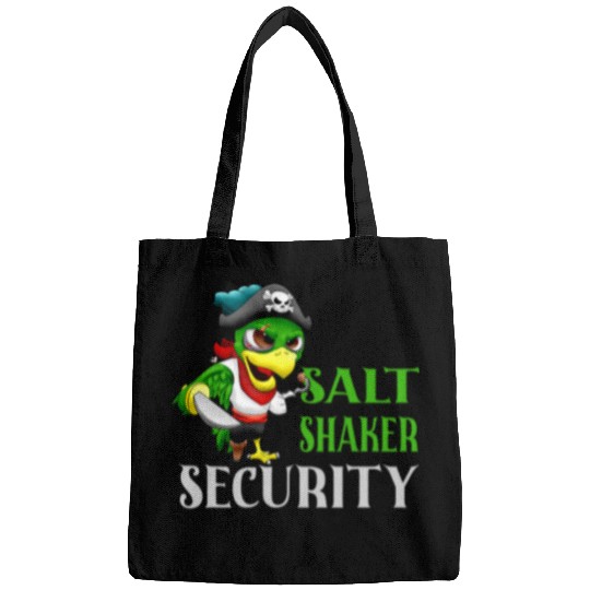 Salt Shaker Security Pirate Head One Foot Parrot Concert Bags