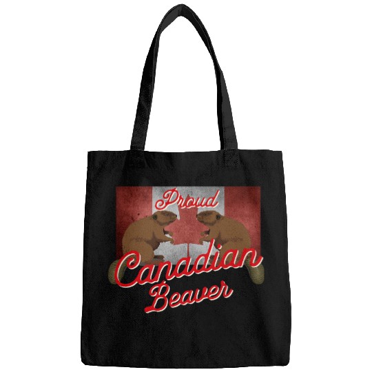 Proud Canadian Flag Canada Beaver 21 Bags