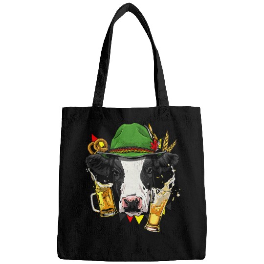 Cow Lover Heifer Germany Oktoberfest Party Beer Fest Cow Lover Bags