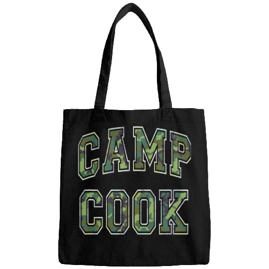 Camo CAMP COOK Summer Campground Camping Besties Host Sports Bags