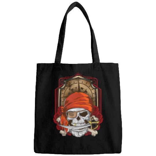 Jolly Roger Flag Skull and Crossbones Pirate Bags