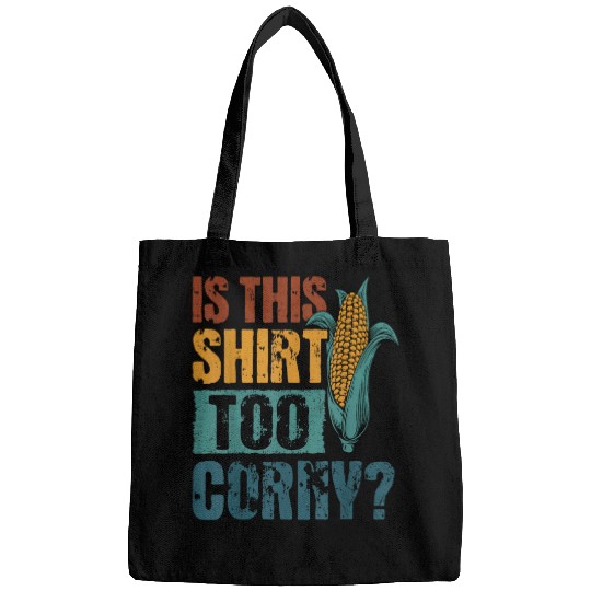 Corn Lover Retro vintages Farmer Maize Enthusiast Bags
