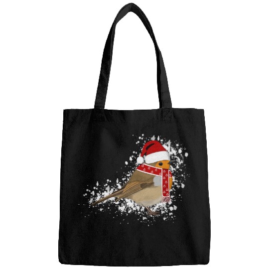 Robin Christmas Bird Santa Claus Biologist Animal 21 Bags