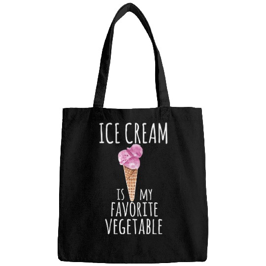 Lacrosse Gift Ice Cream Is My Favorite Vegetable Funny Ice Cream Bags