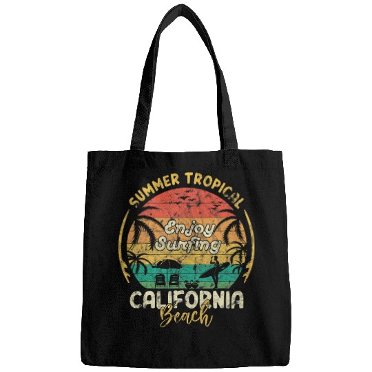 Surf Life Summer Tropical californiasBeach Enjoy Surfing Bags
