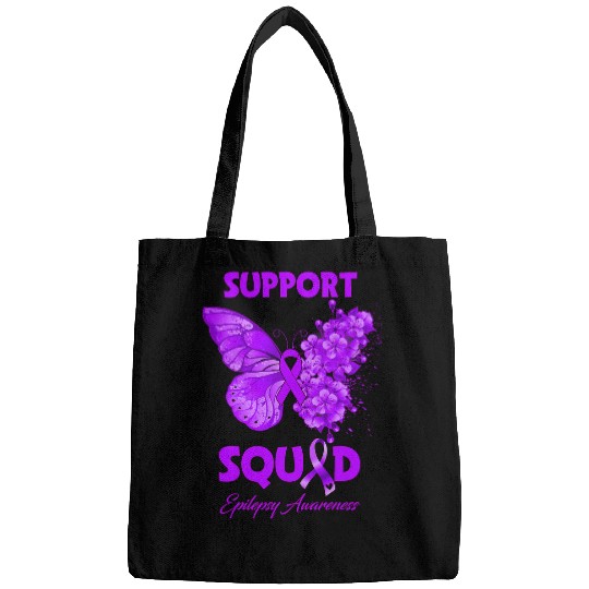 Butterfly Support Squad Epilepsy Awareness Bags