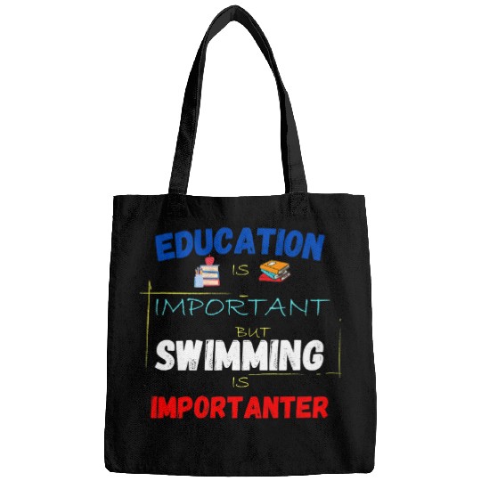 Swimming Pool Education Is Important But Swimming Is Importanter 1 Bags