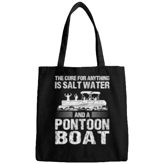 Pontoon Fun the cure for anything is pontoon boat pontoon Bags