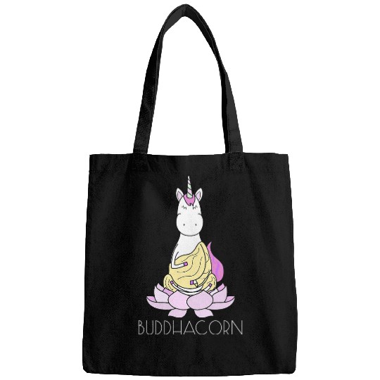 Buddhacorn Meditating Unicorns Monk in Lotus Yoga Bags