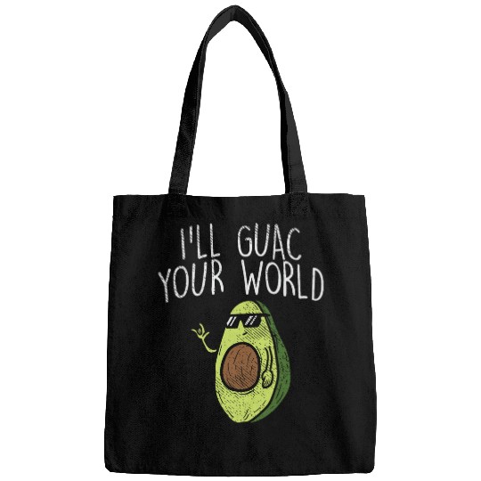 Lacrosse Gift Funny Avocado Ill Guac Your World Vegetable Fruit Lover Bags