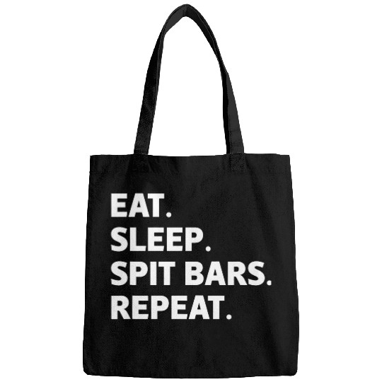 Eat Sleep Spit Bars Music Artist Rap Bags