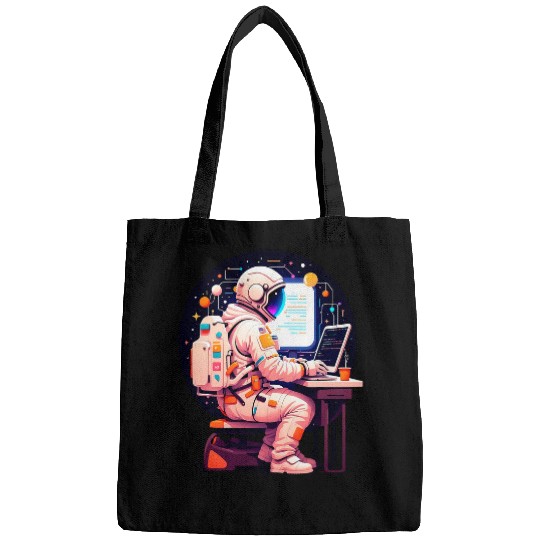 Astronaut Explorer Galaxy Coding Laptop Space Bags