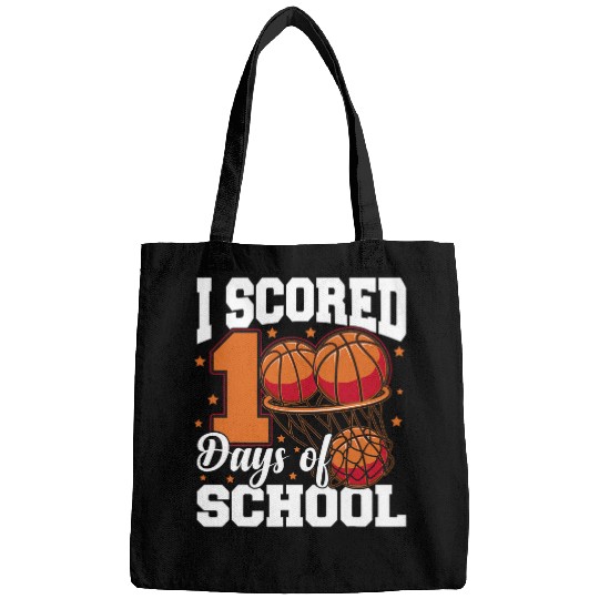 Basketball 100th Day Of School 100 Days Of School 1 Bags