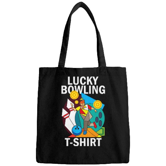 Bowling s Team Ironic Abstract Art Lucky Bowling Bags